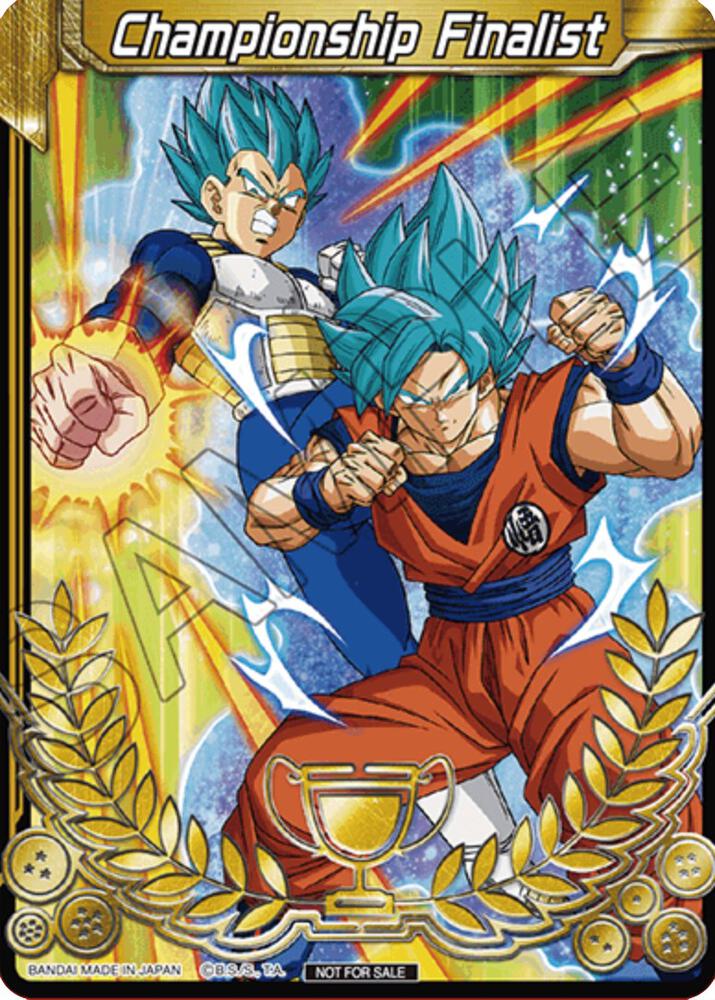 Championship Final 2021 Merit Card Finalist  Tournament Promotion Cards Dragonball Super card