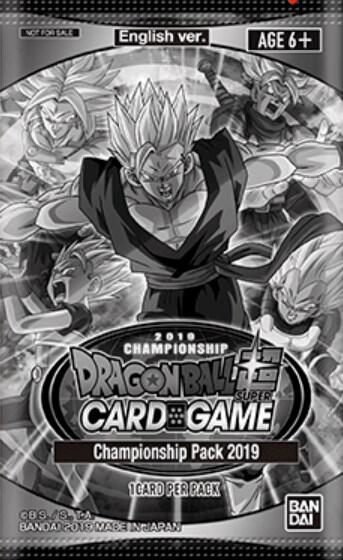 Championship Pack 2019  Promotion Cards Dragonball Super card