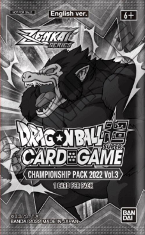 Championship Pack 2022 Vol3  Tournament Promotion Cards Dragonball Super card