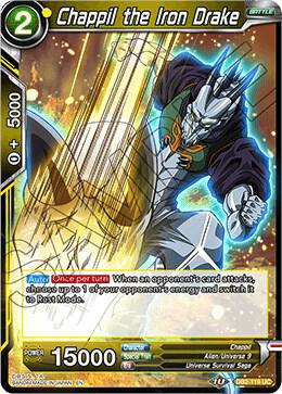 Chappil the Iron Drake Foil DB2-119 Draft Box 05 - Divine Multiverse Dragonball Super card