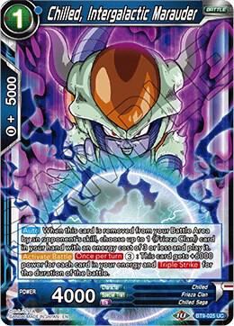 Chilled Intergalactic Marauder Foil BT9-025 Universal Onslaught Dragonball Super card