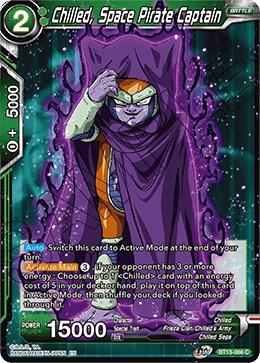 Chilled Space Pirate Captain BT13-066 Supreme Rivalry Dragonball Super card