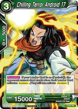 Chilling Terror Android 17 Foil Version P-017 Promotion Cards Dragonball Super card