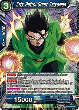 City Patrol Great Saiyaman BT4-027 Colossal Warfare Dragonball Super card