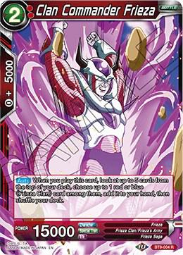 Clan Commander Frieza BT9-004 Universal Onslaught Dragonball Super card
