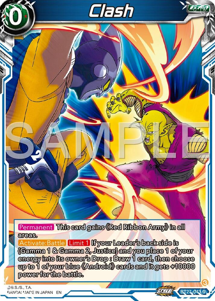 Clash BT27-043 History of Z Dragonball Super card