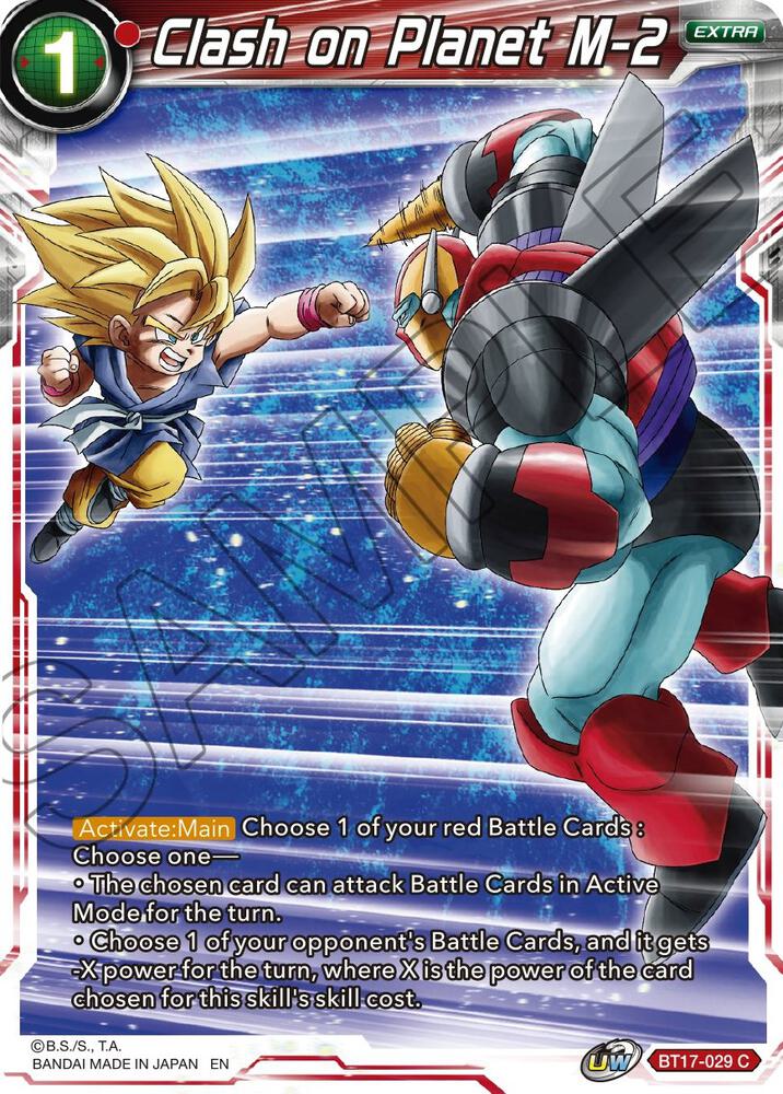 Clash on Planet M 2 Foil BT17-029 Ultimate Squad Dragonball Super card