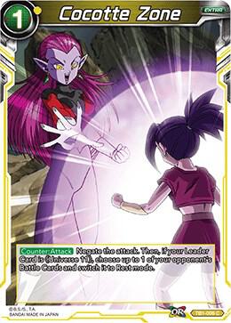 Cocotte Zone Foil TB1-096 Tournament of Power Dragonball Super card