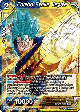 Combo Strike Vegito Shop Tournament Assault of Saiyans P-133 Promotion Cards Dragonball Super card