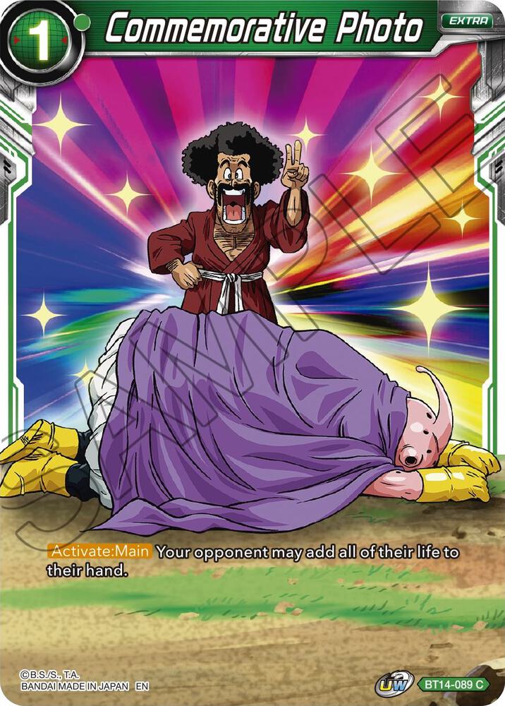 Commemorative Photo Foil BT14-089 Cross Spirits Dragonball Super card