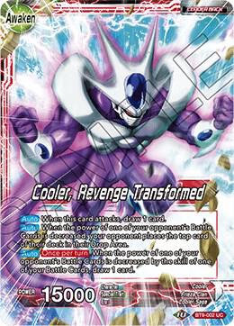 Cooler Cooler Revenge Transformed Foil BT9-002 Universal Onslaught Dragonball Super card