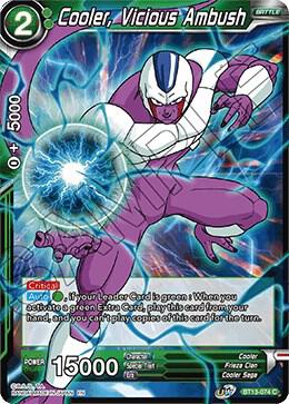 Cooler Vicious Ambush BT13-074 Supreme Rivalry Dragonball Super card