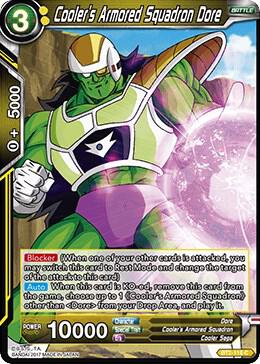Coolers Armored Squadron Dore BT2-116 Union Force Dragonball Super card