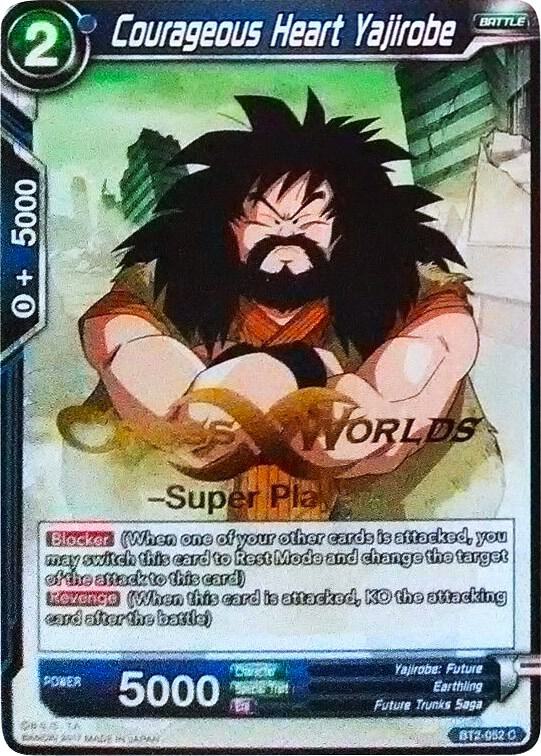Courageous Heart Yajirobe Super Player Stamped BT2-052 Tournament Promotion Cards Dragonball Super card