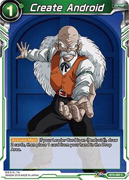 Create Android BT3-080 Cross Worlds Dragonball Super card