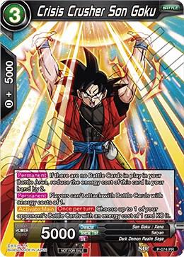 Crisis Crusher Son Goku P-074 Promotion Cards Dragonball Super card