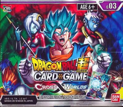 Cross Worlds Booster Box Cross Worlds Dragonball Super card