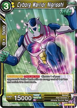 Cyborg Warrior Nigrisshi TB1-093 Tournament of Power Dragonball Super card