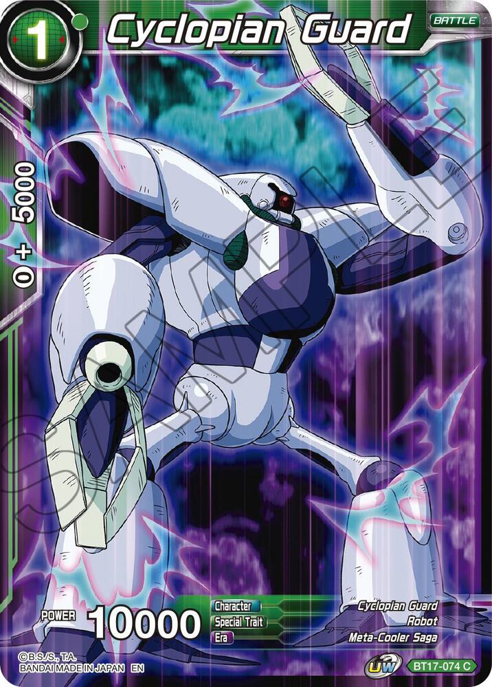 Cyclopian Guard Foil BT17-074 Ultimate Squad Dragonball Super card