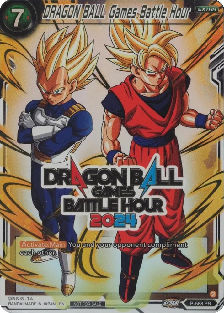 DRAGON BALL Games Battle Hour Dragon Ball Games Battle Hour 2024 Promo Card Set P-588 Promotion Cards Dragonball Super card