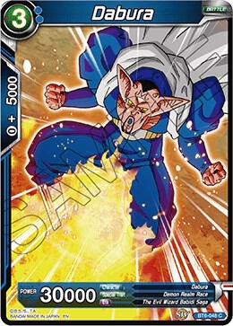 Dabura BT6-048 Destroyer Kings Dragonball Super card