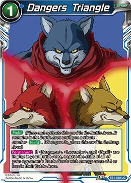 Dangers Triangle Foil TB1-048 Tournament of Power Dragonball Super card