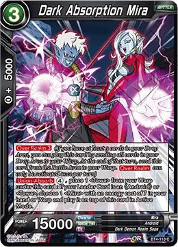 Dark Absorption Mira Foil BT4-110 Colossal Warfare Dragonball Super card