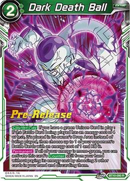 Dark Death Ball BT10-090 Rise of the Unison Warrior Pre-Release Cards Dragonball Super card