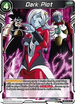 Dark Plot Foil BT3-121 Cross Worlds Dragonball Super card