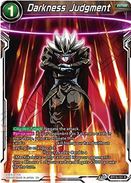 Darkness Judgment Foil BT13-151 Supreme Rivalry Dragonball Super card