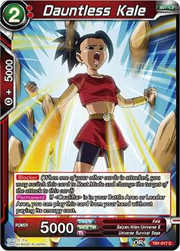 Dauntless Kale Foil TB1-017 Tournament of Power Dragonball Super card