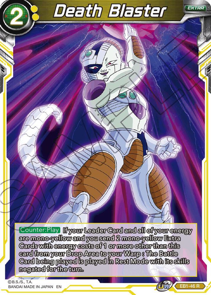 Death Blaster Foil EB1-46 Battle Evolution Booster Dragonball Super card
