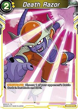 Death Razor BT2-121 Union Force Dragonball Super card