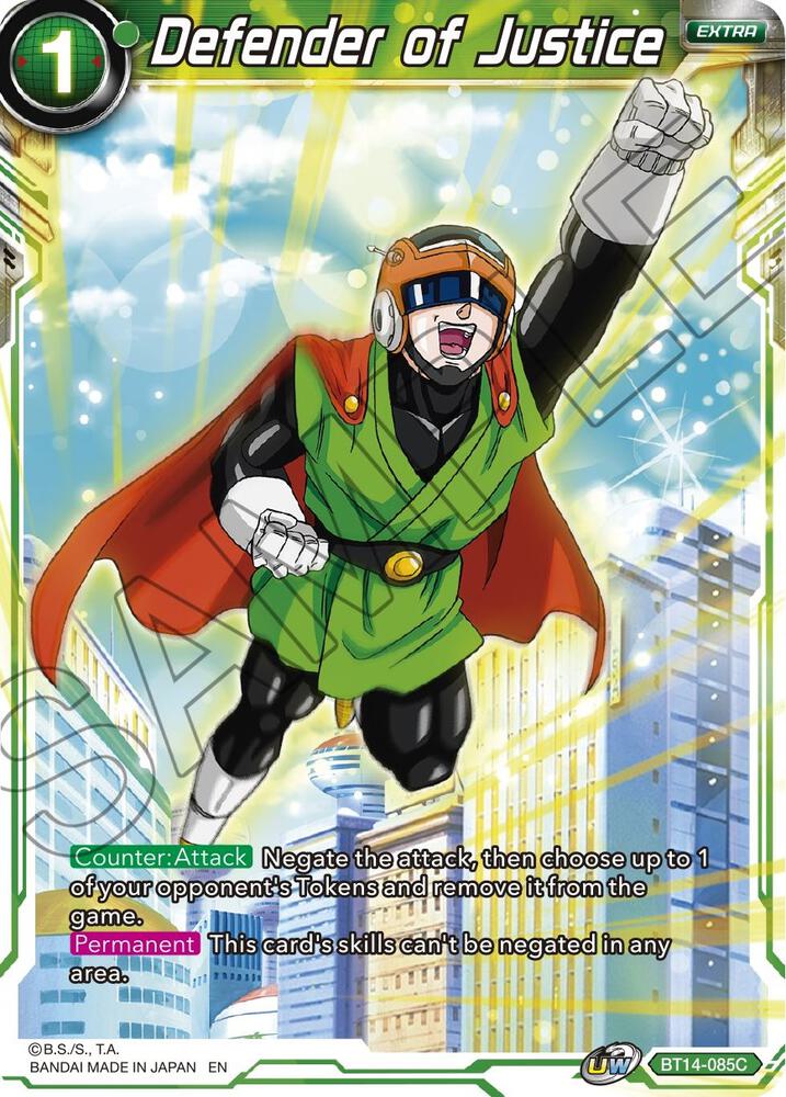 Defender of Justice BT14-085 Cross Spirits Dragonball Super card