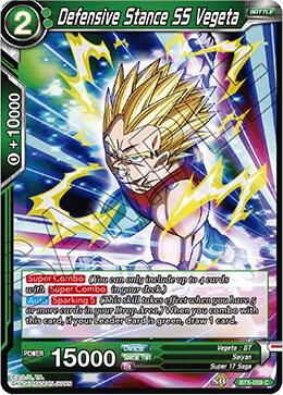 Defensive Stance SS Vegeta Foil BT5-059 Miraculous Revival Dragonball Super card