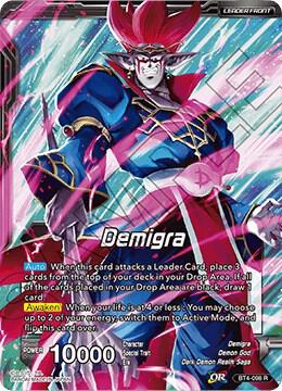 Demigra Ghastly Malice Demigra BT4-098 Colossal Warfare Dragonball Super card