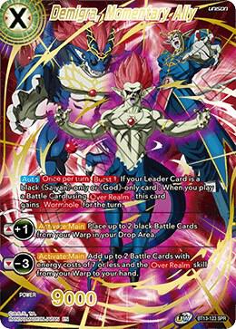 Demigra Momentary Ally SPR BT13-123 Supreme Rivalry Dragonball Super card