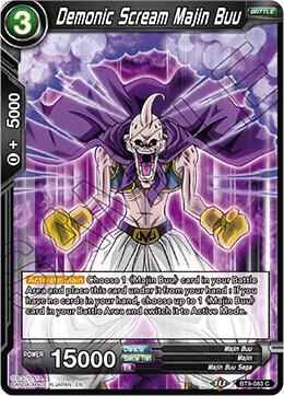 Demonic Scream Majin Buu BT9-083 Universal Onslaught Dragonball Super card