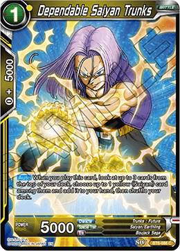 Dependable Saiyan Trunks Foil BT6-086 Destroyer Kings Dragonball Super card
