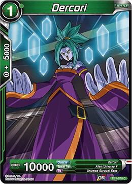 Dercori TB1-070 Tournament of Power Dragonball Super card