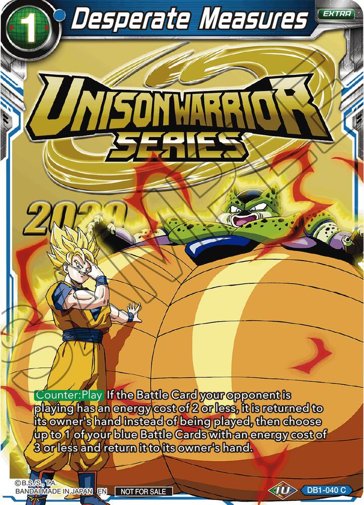 Desperate Measures DB1-040 Tournament Promotion Cards Dragonball Super card