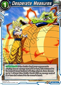 Desperate Measures Foil DB1-040 Draft Box 04 - Dragon Brawl Dragonball Super card
