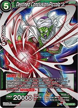 Destined Conclusion Piccolo Jr TB2-039 World Martial Arts Tournament Dragonball Super card