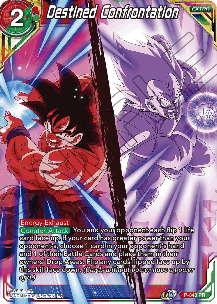 Destined Confrontation P-340 Promotion Cards Dragonball Super card
