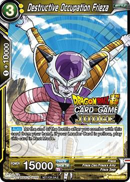 Destructive Occupation Frieza BT2-104 Judge Promotion Cards Dragonball Super card