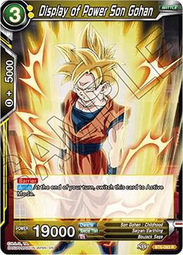 Display of Power Son Gohan BT6-083 Destroyer Kings Dragonball Super card