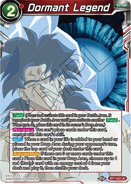 Dormant Legend Foil BT7-022 Assault of the Saiyans Dragonball Super card