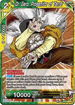 Dr Gero Progenitor of Terror BT9-115 Universal Onslaught Dragonball Super card