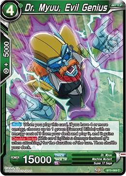 Dr Myuu Evil Genius BT5-069 Miraculous Revival Dragonball Super card
