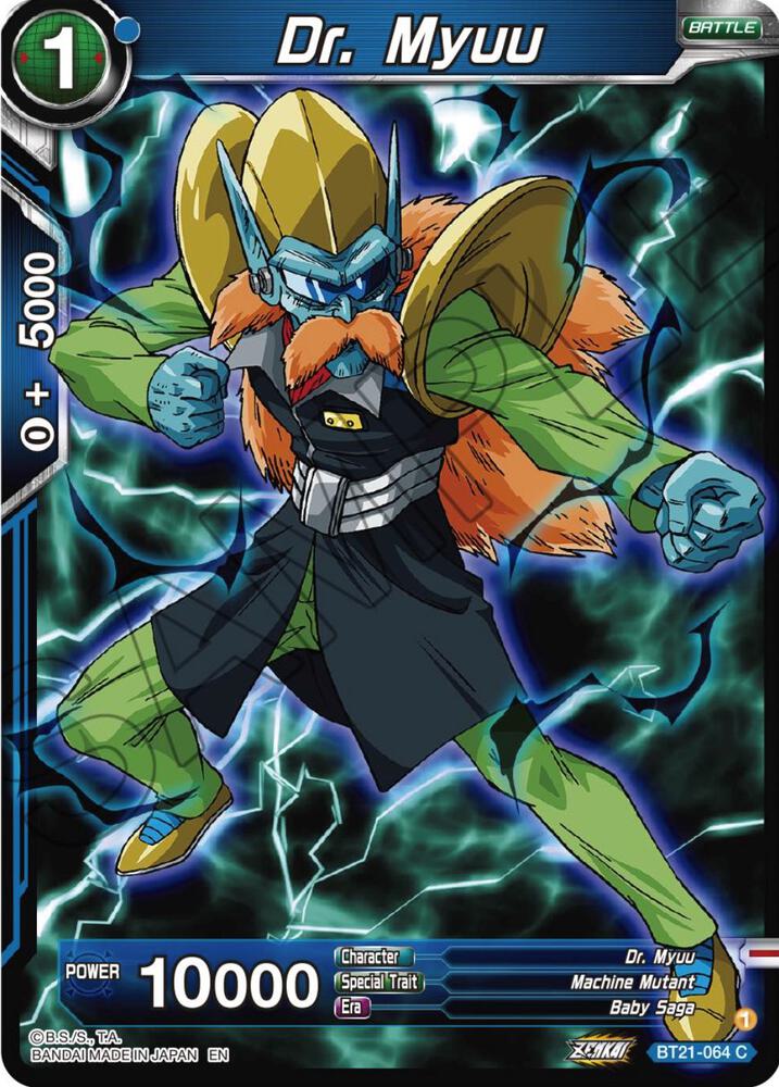 Dr Myuu Foil BT21-064 Wild Resurgence Dragonball Super card
